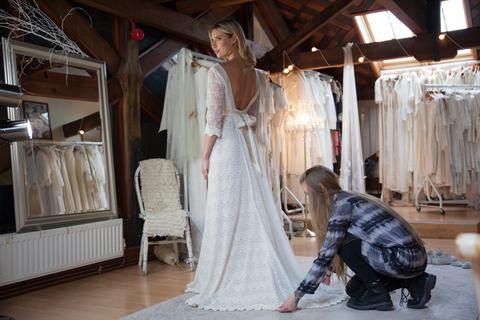 Filming with Minna at Indiebride London was a great way to showcase the genius work of an independent fashion designer to promote ethical eco-fashion.